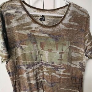 Camouflage Disney Parks Star Wars shirt
